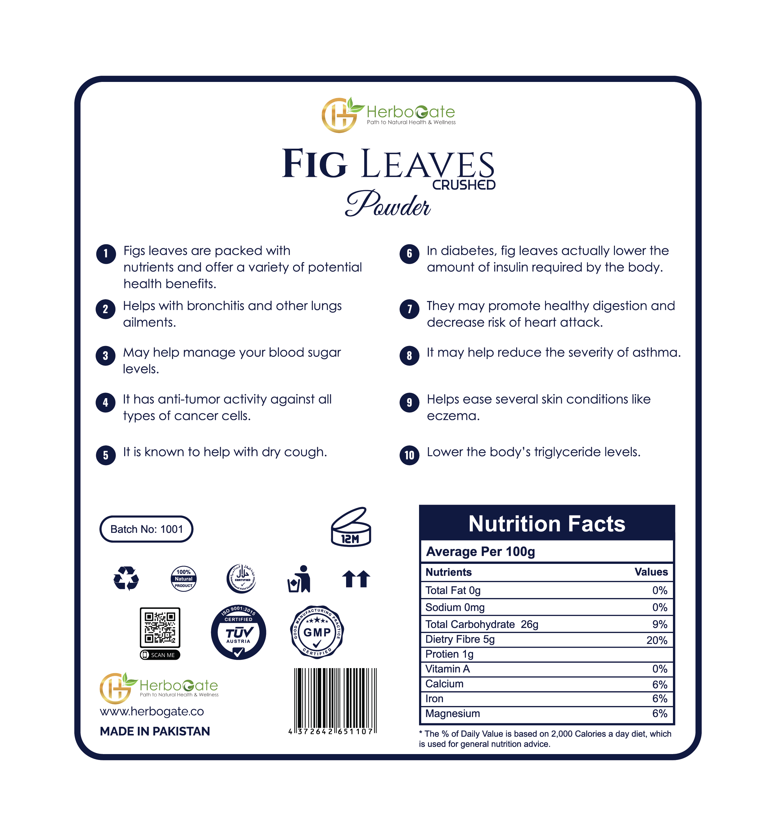 Fig Leaves Powder