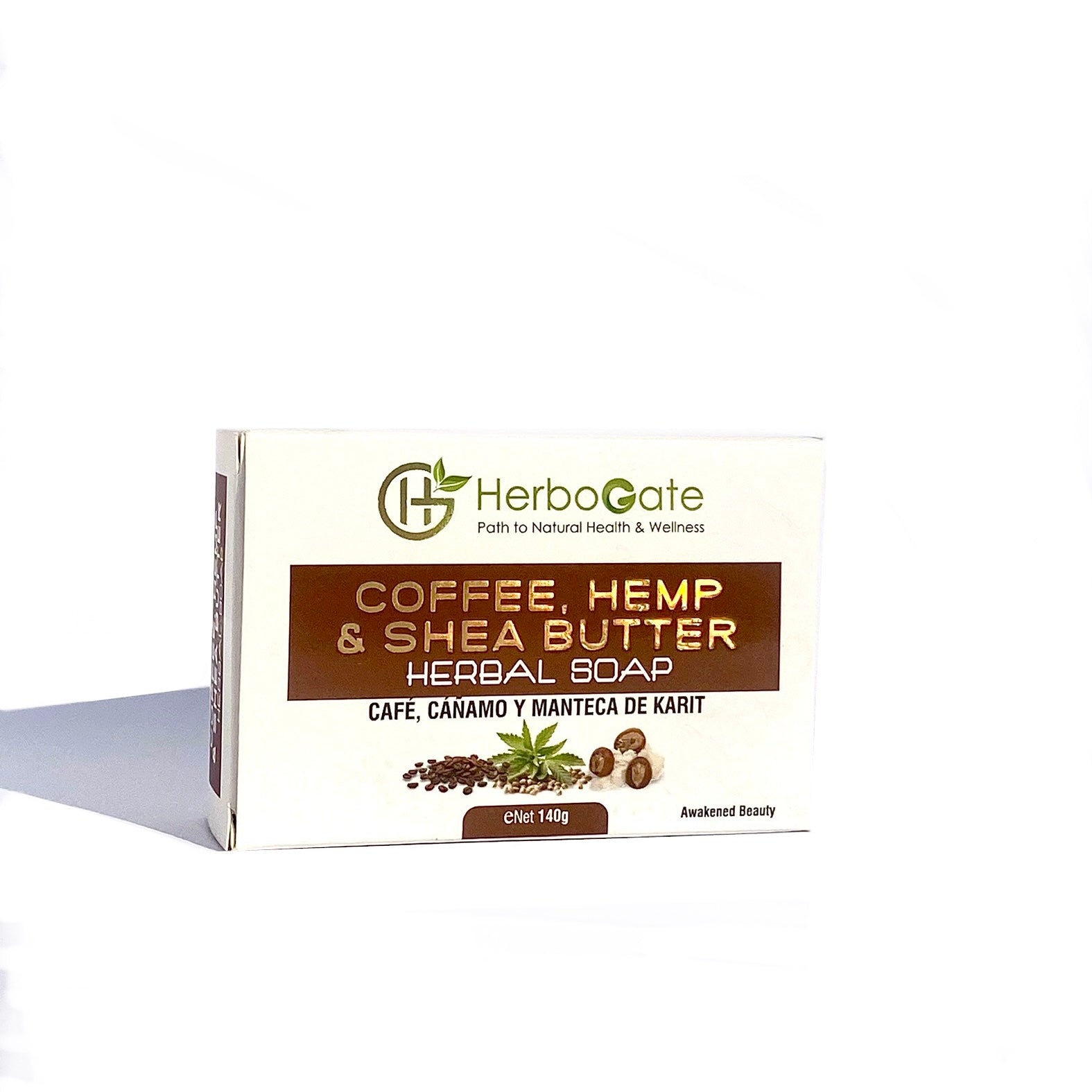 Coffee Hemp & Shea Butter Herbal Soap