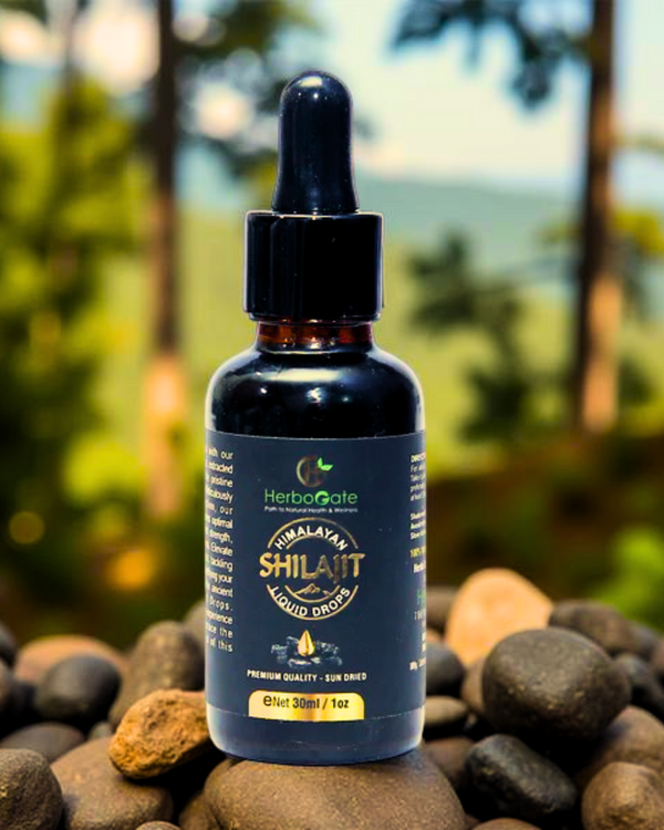 Pure Shilajit Liquid Drops – HerboGate